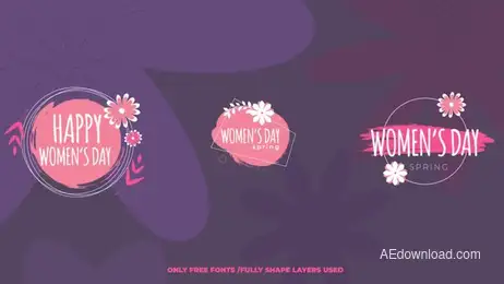 21 Titles Pack 8th Of March Freebies template preview