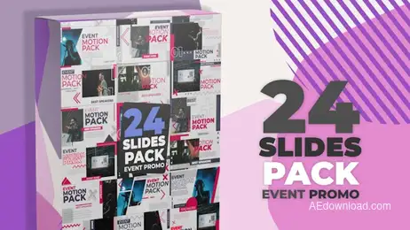 24 Event Promo Slides Freebies template preview