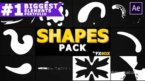 2D Cartoon Shapes Freebies template preview
