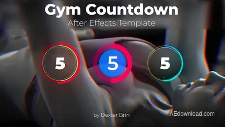 3 Gym Countdown Timers Freebies template preview