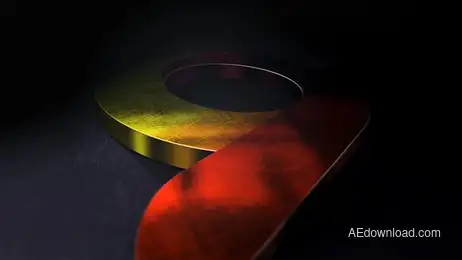 3D Chrome Logo Reveal Freebies template preview