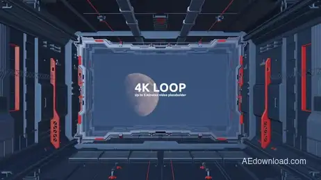 3D Screen Loop Tunnel Freebies template preview