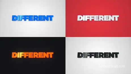 3D Spin Extrude Logo Freebies template preview