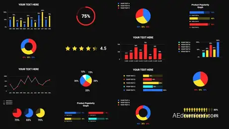 40 Infographics Pack Freebies template preview