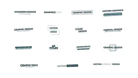 4K Titles & Lower Thirds Freebies template preview
