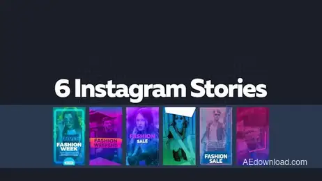 6 Instagram Stories Freebies template preview
