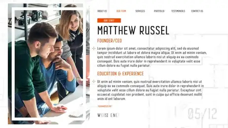 Architect Promo Freebies template preview