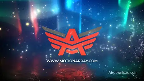 Aurora Shine Logo Reveal Freebies template preview