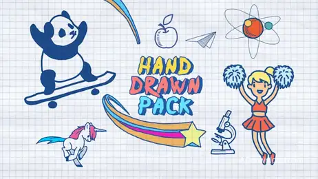Back To School Hand Drawn Pack Freebies template preview