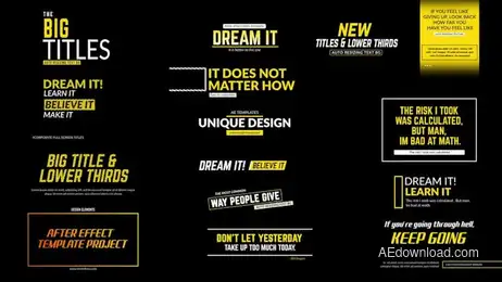 Big Titles  3.0 Freebies template preview