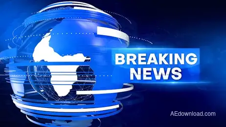 Breaking News Intro Freebies template preview