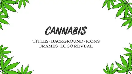 Cannabis. Hand Drawn Pack Freebies template preview