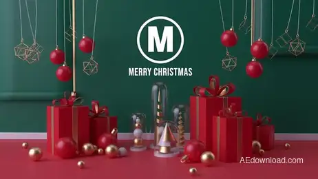 Christmas Logo Opener Freebies template preview