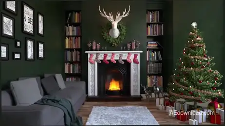 Christmas Logo Reveal Freebies template preview