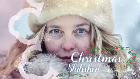 Christmas Slideshow Freebies template preview