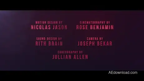 Cine Credit V.2 Freebies template preview