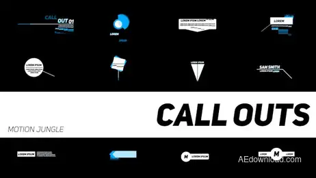 Cinematic Call Outs Freebies template preview