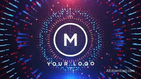 Circles Logo Reveal Freebies template preview