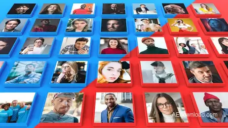 Clean 3D Gallery Freebies template preview