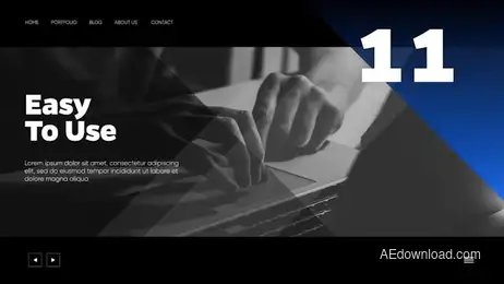 Clean Corporate - Minimalist Presentation Freebies template preview