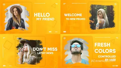 Clean Modern Promo Freebies template preview