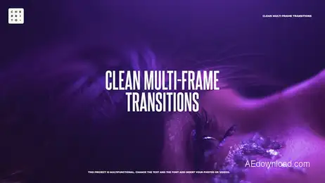 Clean Multi-Frame Transitions Freebies template preview