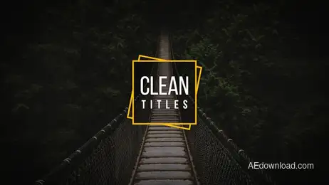 Clean Titles Freebies template preview
