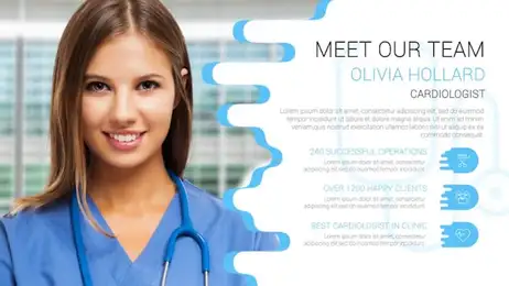 Clinic Presentation Freebies template preview