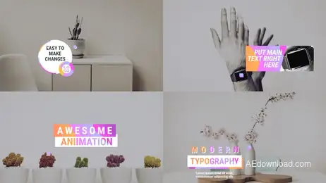 Colorful Callout Titles Freebies template preview