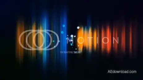 Colorful Lights Logo Reveal Freebies template preview