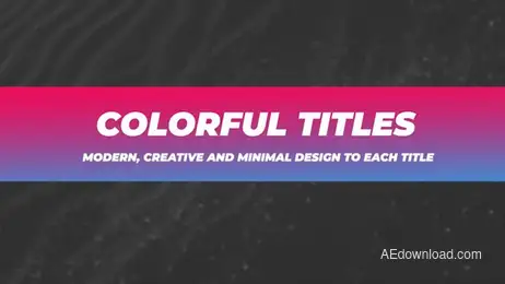 Colorful Titles Freebies template preview