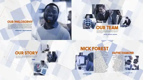 Company Presentation Corporate Opener Freebies template preview