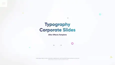 Corporate Design Slides Freebies template preview