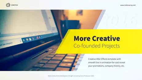 Corporate Timeline Slideshow Freebies template preview