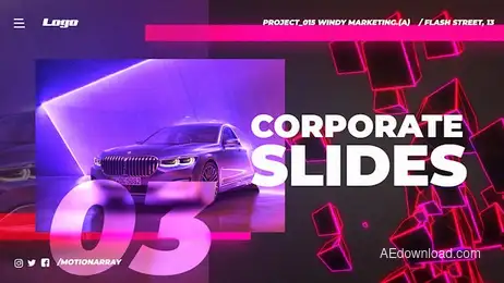 Corporate Title Slides Freebies template preview