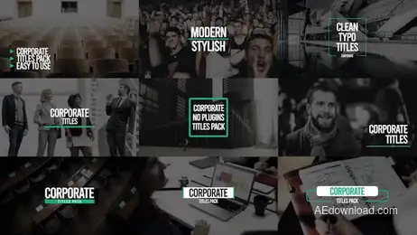 Corporate Titles Pack V6 Freebies template preview