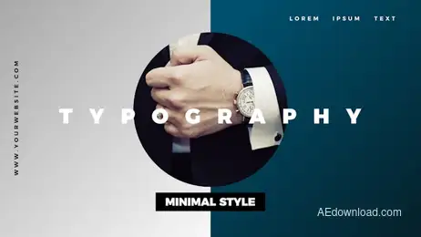 Creative Minimal Typography Freebies template preview