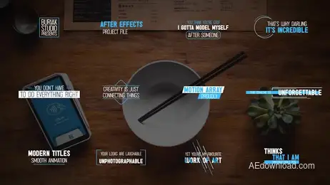 Creative Titles 4k Freebies template preview