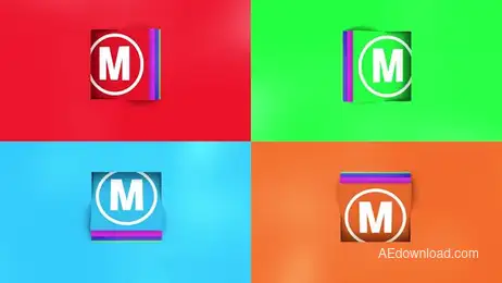 Cubes Logo Reveal Freebies template preview