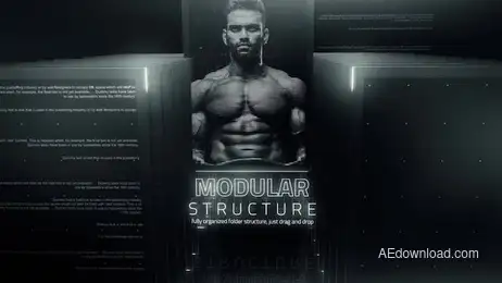 Dark Room Sports Cinematic Titles Freebies template preview