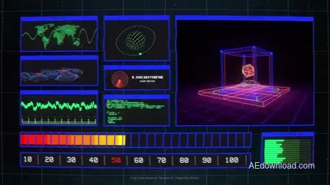 Display Logo Reveal Freebies template preview