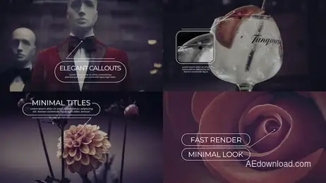 Elegant Callout Titles 4k Freebies template preview