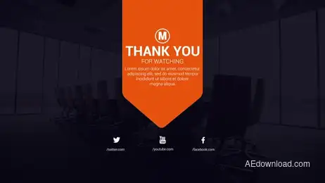 Elegant Corporate Intro & Titles Freebies template preview