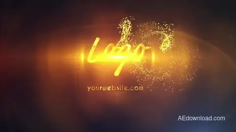 Elegant Particles Logo Freebies template preview