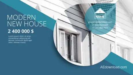 Elegant Real Estate Promo Freebies template preview