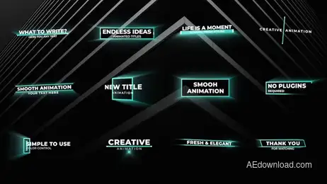 Elegant Title 4K Freebies template preview