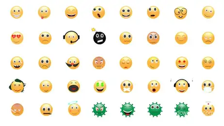 Emoticons Pack Freebies template preview