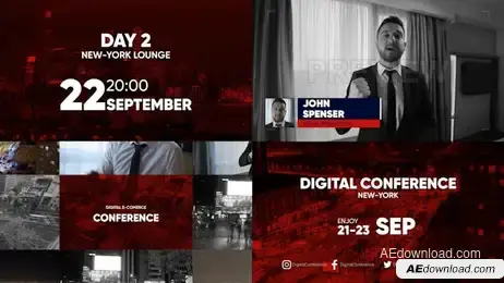 Event Conference Promo Freebies template preview