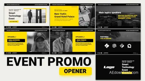 Event Promo Opener Freebies template preview