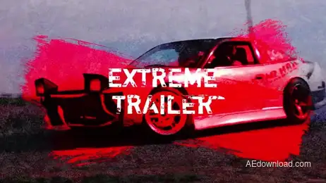 Extreme Grunge Trailer Freebies template preview